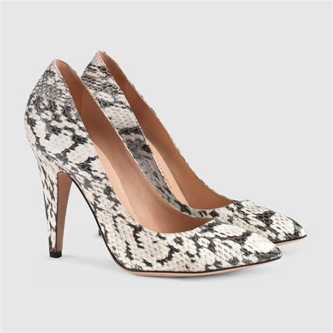 gucci snake heels|gucci high heels beige.